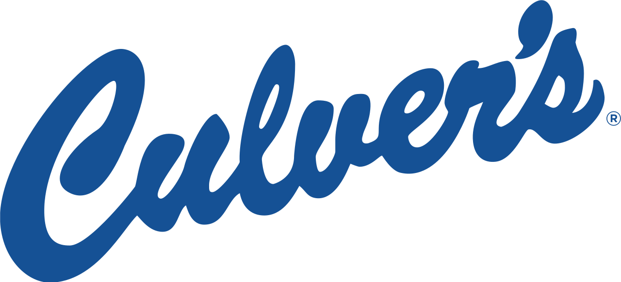 Culver's logo in blue