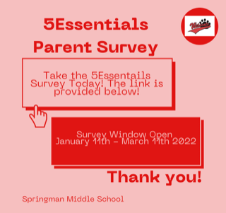 Enlace a la encuesta para padres de Springman 5Essentials