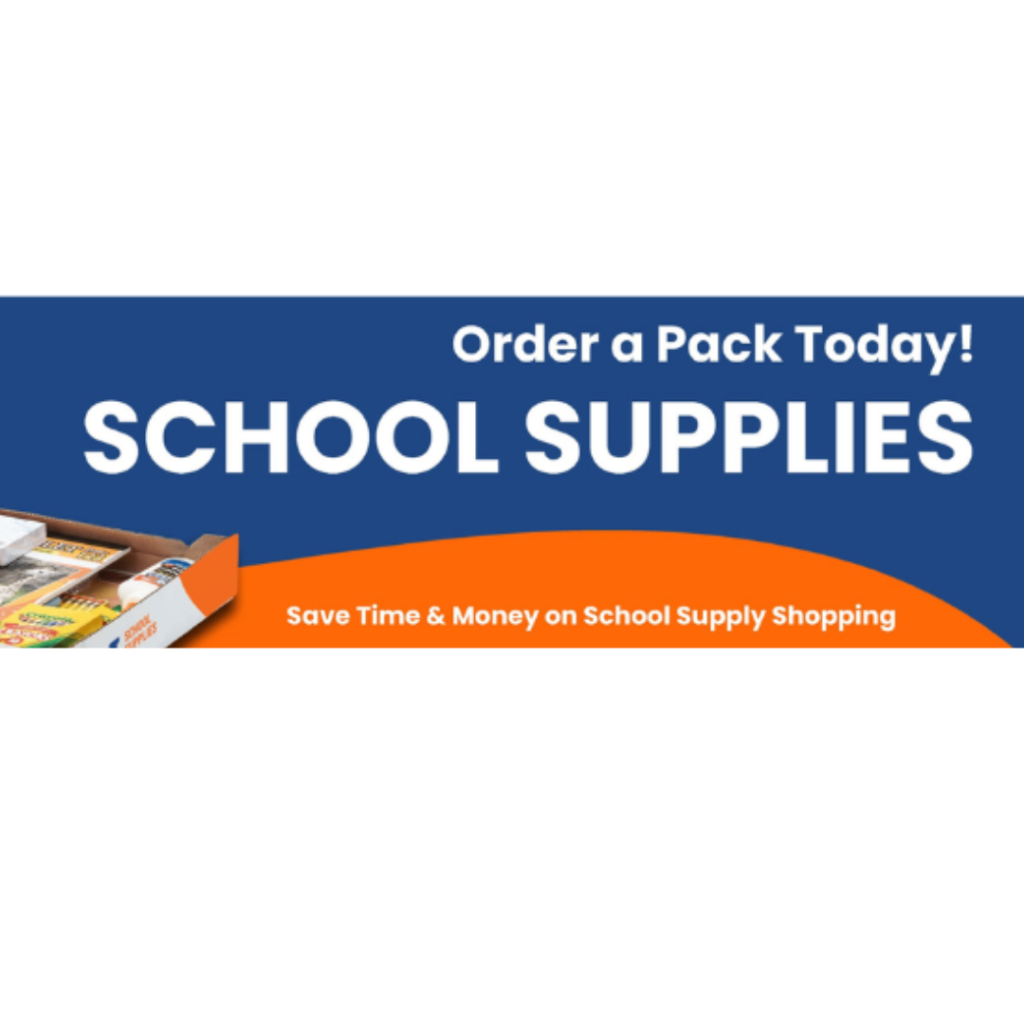 School Supplies - ORder a pack today!